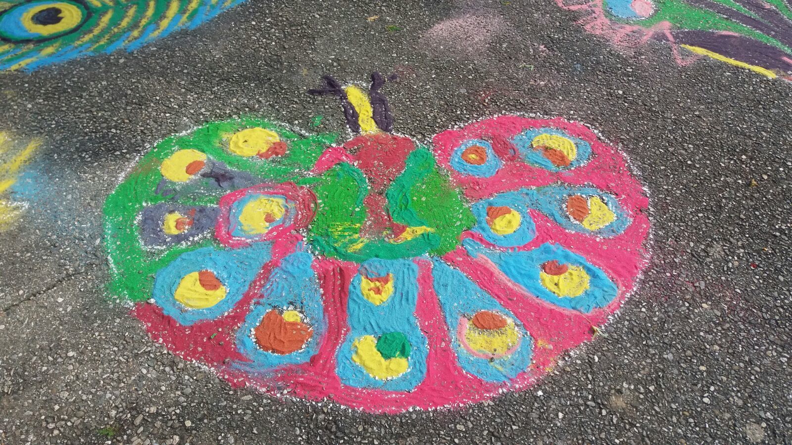 Peacock Rangoli2
